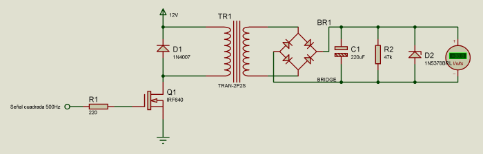 Flyback inverter