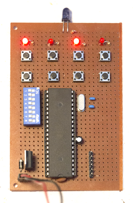 Domotic control transmitter