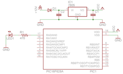 PIC test circuit