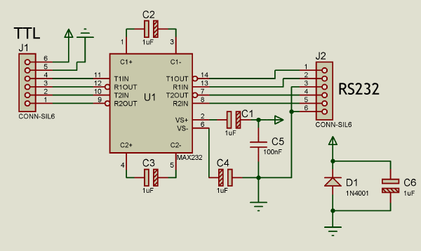 Rs232 To 422 Converter Schematic