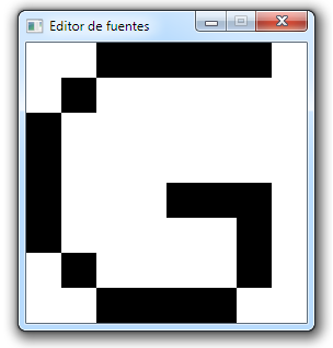 Editor de fuentes pixel 8x8