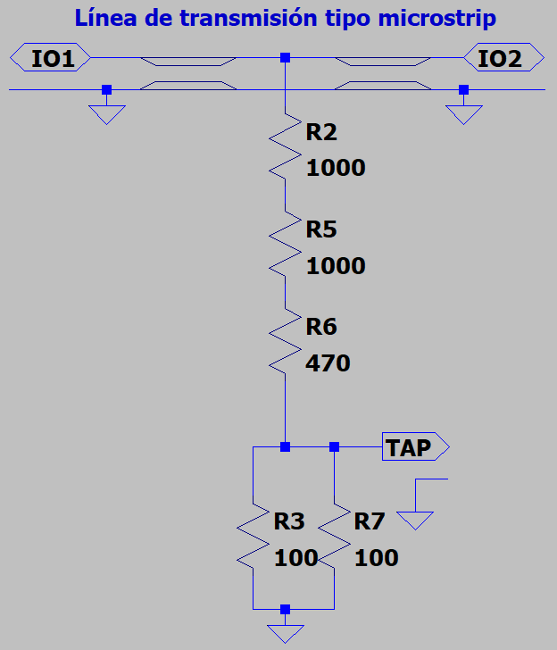 Esquemático del RF tap